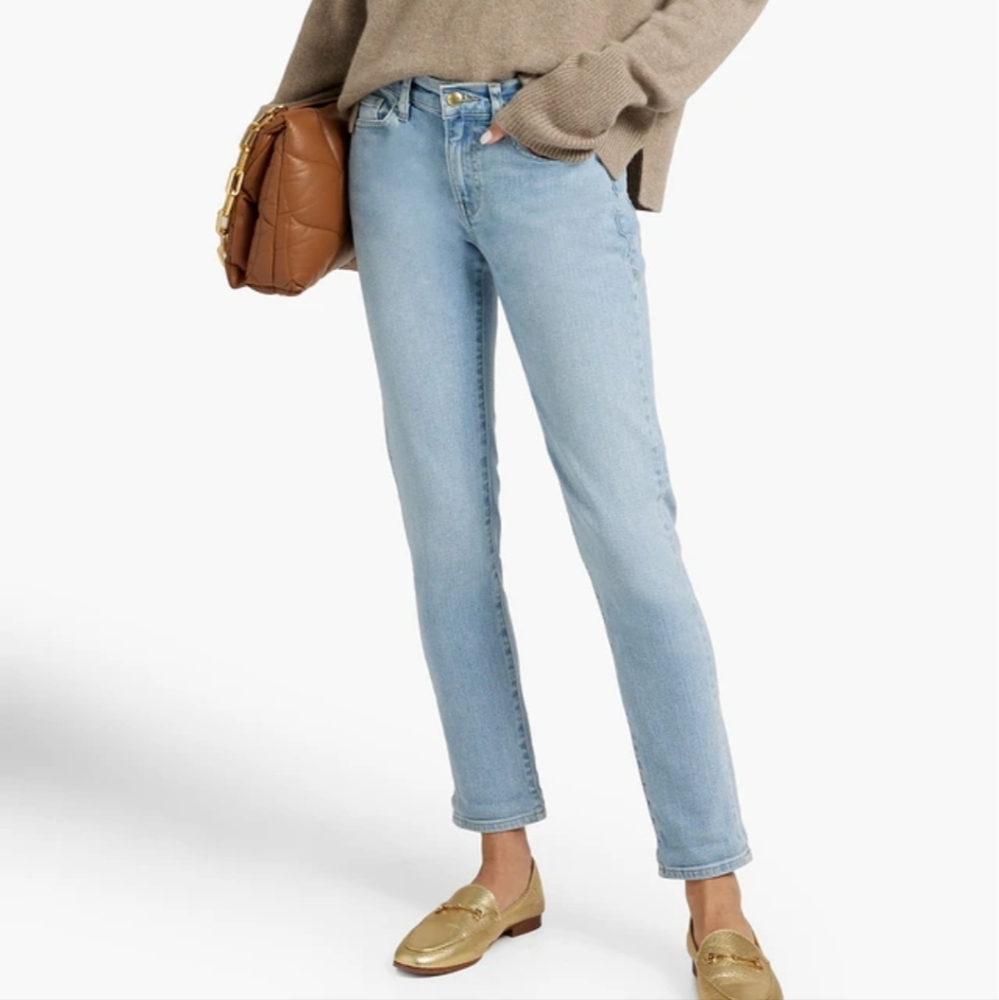 NEW Frame Denim Le Garcon Mid Rise Skinny Jeans 29